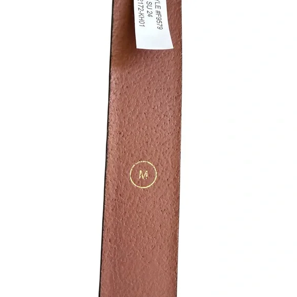 J. Crew Classic Belt Italian Leather Dark Nutmeg - Picture 4 of 6
